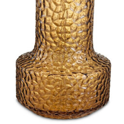 Furniturebox Uk Amber Orange Glass Table Lamp - thumbnail 7