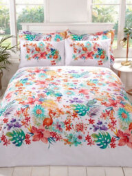 Tropical King Size Duvet Cover And Pillowcase Set - thumbnail 1