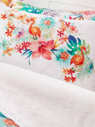 Tropical King Size Duvet Cover And Pillowcase Set - thumbnail 2