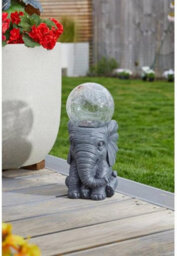 Marco Paul Solar Powered Colour Changing Led Elephant Garden Ornament - thumbnail 5