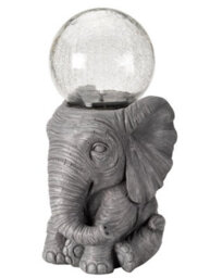 Marco Paul Solar Powered Colour Changing Led Elephant Garden Ornament - thumbnail 3