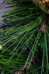 Christmas Tree World 50Cm Decorated Mixed Pine Wreath With Bronze & Copper Baubles - thumbnail 8