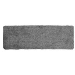 Jvl Kensington Machine Washable Cotton Runner Barrier Doormat, 50X150Cm, Grey - thumbnail 1