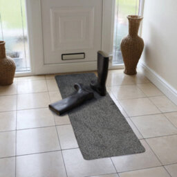 Jvl Kensington Machine Washable Cotton Runner Barrier Doormat, 50X150Cm, Grey - thumbnail 7