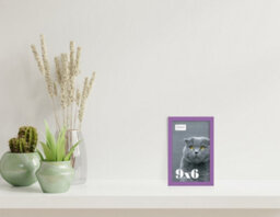 9X6 Purple Picture Frame (22.9 X 15.2Cm) Poster, Photo, Artwork, Gallery Wall Or Print - thumbnail 2