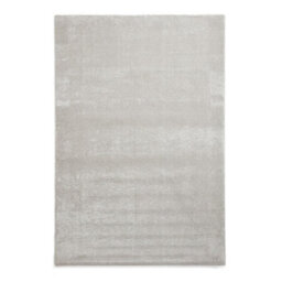 Silver Plain Shaggy Rug, 17mm Thick Stain-Resistant Rug, Modern Rug For Bedroom, Livingroom, & Diningroom-120Cm X 170Cm - thumbnail 1