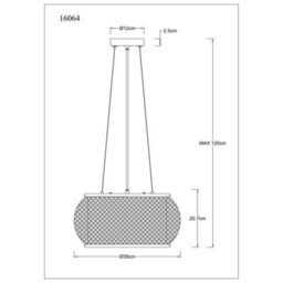 Luminosa Lighting Luminosa Bambora Cylindrical Pendant Ceiling Light Matt Black, Bamboo Led 3000//4000/6000K - thumbnail 6