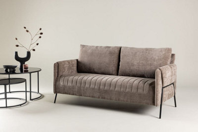 Indigo 2-Seat Sofa Beige D77Xw165Xh85Cm, Seat Height 47Cm - image 1