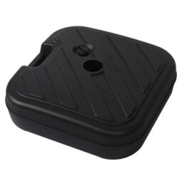 Black Adjustable Parasol Base, Fillable With Water Or Sand, Waterproof And Durable For Outdoor Use - thumbnail 5