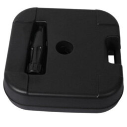 Black Adjustable Parasol Base, Fillable With Water Or Sand, Waterproof And Durable For Outdoor Use - thumbnail 7