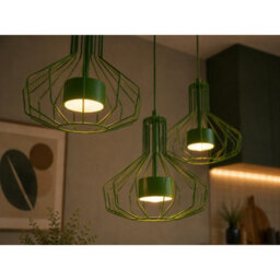 Luminosa Lighting Luminosa Axia Cluster Pendant Ceiling Light Green 3X Gx53 - thumbnail 3