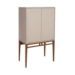 Angel Cerda Stylish Beige And Walnut High Sideboard For Modern Homes - thumbnail 5
