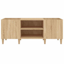 Walplus Record Cabinet Sonoma Oak 121X38X48 Cm Engineered Wood - thumbnail 5