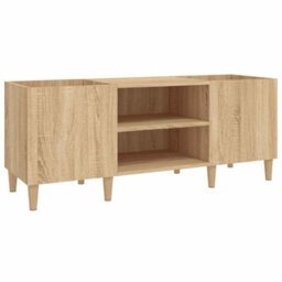 Walplus Record Cabinet Sonoma Oak 121X38X48 Cm Engineered Wood - thumbnail 2