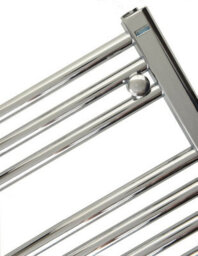 ADIGE Radiators Adige Small Chrome Towel Radiator 500mm Wide, 750mm High - thumbnail 4