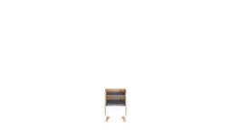 Arte Mood Md-10 Bedside Table 38Cm - Oak Castello, White And Grey - Drawer And Open Storage - thumbnail 2