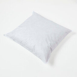 "Homescapes Duck Down Cushion Pads Inner Insert Filler Machine Washable 55 X 55 Cm (22 X 22"")" - thumbnail 2
