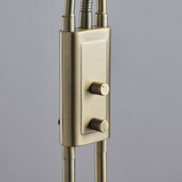 Luminosa Lighting Luminosa Monaco Mother And Child Floor Lamp Antique Brass, Opal Glass, G9 - thumbnail 4