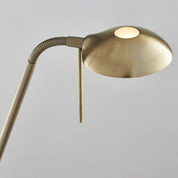 Luminosa Lighting Luminosa Monaco Mother And Child Floor Lamp Antique Brass, Opal Glass, G9 - thumbnail 3