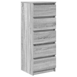 Berkfield Sideboard With Drawers Grey Sonoma 37.5X35X99 Cm Engineered Wood - thumbnail 2