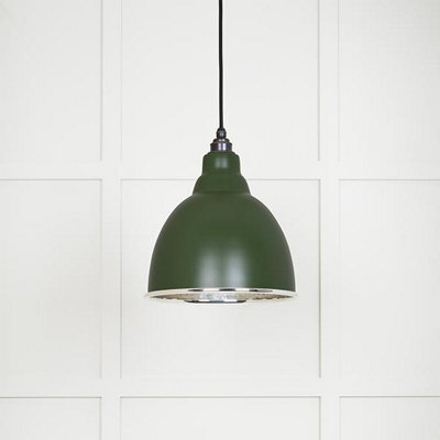 From the Anvil Hammered Nickel Brindley Pendant In Heath - image 1