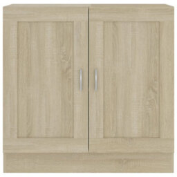 Vidaxl Book Cabinet Sonoma Oak 82.5X30.5X80 Cm Engineered Wood - thumbnail 6