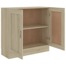 Vidaxl Book Cabinet Sonoma Oak 82.5X30.5X80 Cm Engineered Wood - thumbnail 5