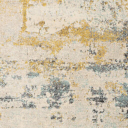 Livabliss City-Abstract Yellow Grey Blue Modern Marble Living Dining Bedroom Rug 200 X 275 Cm Easy Care, Non Shedding - thumbnail 7