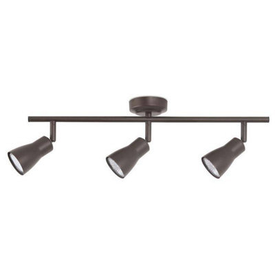 Luminosa Lighting Luminosa Safran Triple Spotlight Brown 3X Gu10