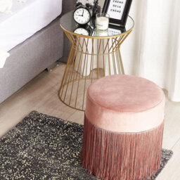 Beliani Aura Living Area Rug Grey And Gold Viscose 80 X 150 Cm - thumbnail 2