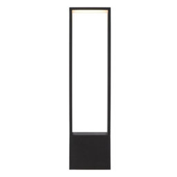 Lucide Goa Modern Bollard Light Outdoor - Led - 1X6,5W 3000K - Ip54 - Anthracite - thumbnail 5