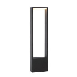 Lucide Goa Modern Bollard Light Outdoor - Led - 1X6,5W 3000K - Ip54 - Anthracite - thumbnail 1