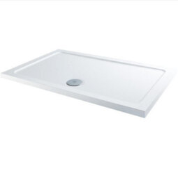 Homestylestore Black Grid Floating Glass Walk In Wet Room Shower Enclosure And White Tray 1400 X 800mm - thumbnail 3