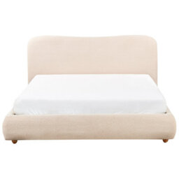 Beliani Ottoman Bed Boucle Blagnac 160 X 200 Cm (Eu King Size) Light Beige - thumbnail 8