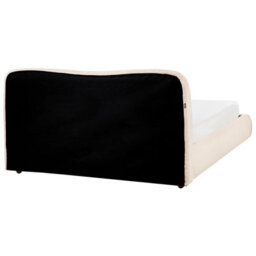 Beliani Ottoman Bed Boucle Blagnac 160 X 200 Cm (Eu King Size) Light Beige - thumbnail 9