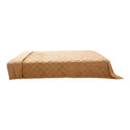 Living And Home Checkered Soft Warm Reversible Checkered Throw Blanket Light Brown 100Cm W X 150Cm D Living Room Bedroom Patio - thumbnail 3