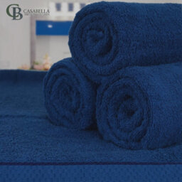 Casabella Towels Luxury 4 Pack Bath Sheets 100% Cotton Super Soft Quick Dry Highly Absorbent Bathroom Towels Royal - thumbnail 6