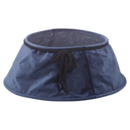 Urbn-Living Urbnliving 40Cm Christmas Tree Plush Velvet Tree Skirt Blue Base Floor Cover Decor Home Mat Ornament - thumbnail 2