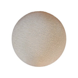 Artisan Furniture Cream Boucle Rounded Footstool - thumbnail 7