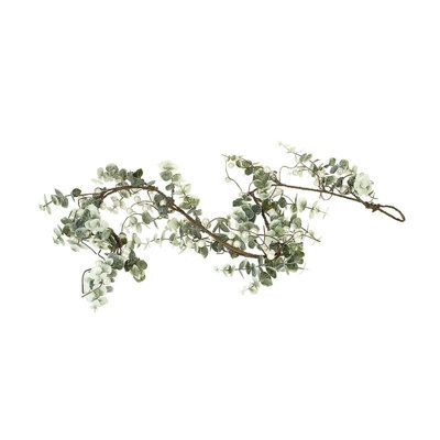 Heaven Sends Christmas 130Cm Mistletoe Garland With Snow-Tipped Berries For Indoor Decoration