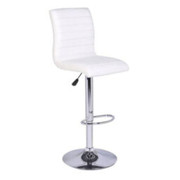 Furniture in Fashion Caprice Large Melange Effect Bar Table 6 Ripple White Stools - thumbnail 4