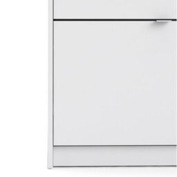 Furniture To Go Shoes Shoe Cabinet  W. 4 Tilting Doors And 2 Layers White - thumbnail 8