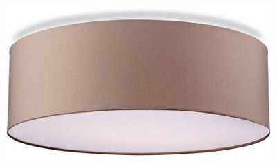 Luminosa Lighting Luminosa Phoenix 2 Light Bathroom Flush Ceiling Light Taupe Ip54, E27