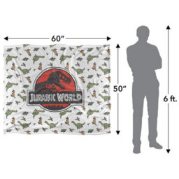 Juric World Sketch Blanket White (One Size) - thumbnail 5