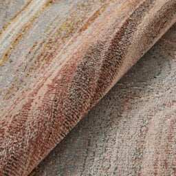 Blush Grey Abstract Jute  Polyester Modern Bedroom, Livingroom Rug - 240Cm X 330Cm - thumbnail 3