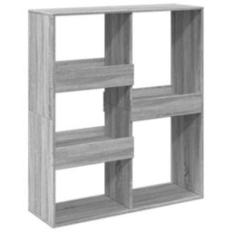 Berkfield Book Cabinet/room Divider Grey Sonoma 100X33X115 Cm - thumbnail 2