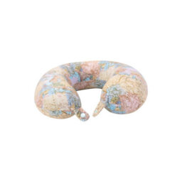 Mountain Warehouse World Map Memory Foam Travel Pillow Brown (One Size) - thumbnail 3