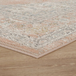 Maia Washable Low Pile Non Slip Orchid Traditional Area Rug - Coral, 160 X 240 Cm (Rectangular) - thumbnail 4