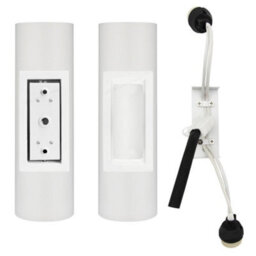 Long Life Lamps Company Modern White Ceramic Up & Down Contemporary Indoor Wall Light Lamp M0044 - thumbnail 5