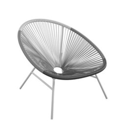 Dorel Avo Xl Lounge Chairs In Black - 2 Pieces - thumbnail 4